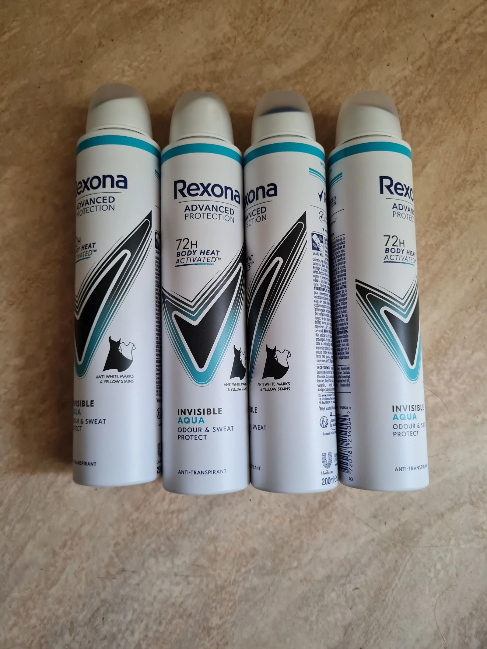 Rexona les 4 produits 